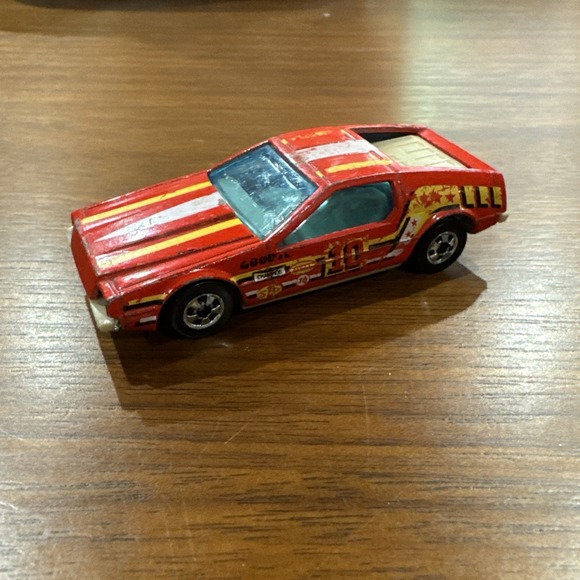 Mattel Other - Vintage 1979 Mattel Hot Wheels Red Delorean Turismo STP #10 Goodyear Hong Kong